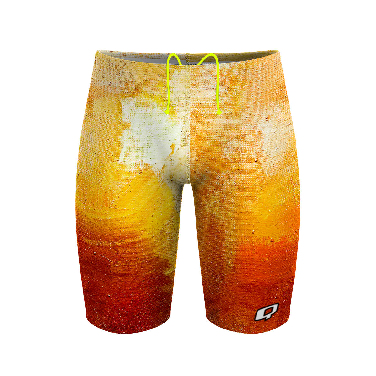 Yellow Brush Strokes - Jammer Swimsuit