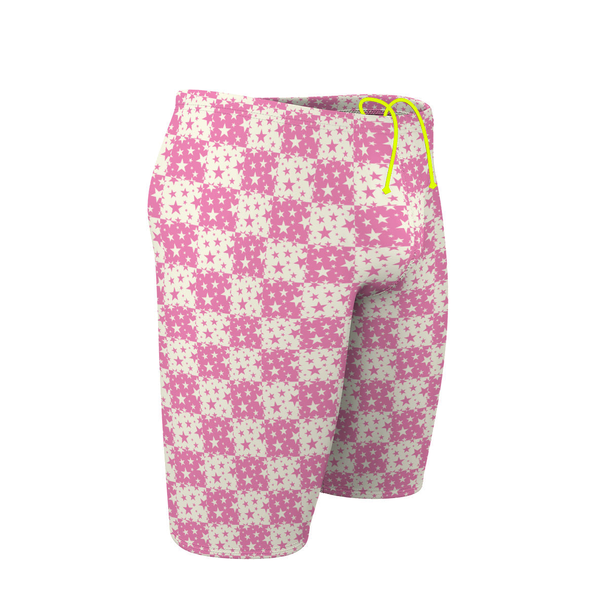 Pink Plaid Stars - Jammer Swimsuit