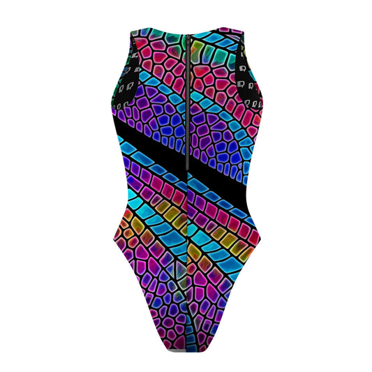 Dragonfly Wings - Women Waterpolo Swimsuit Cheeky Cut