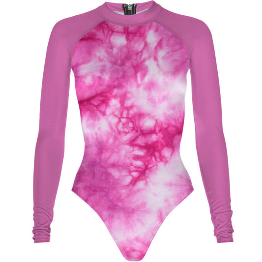 Tie Dye Pink Surf One Piece