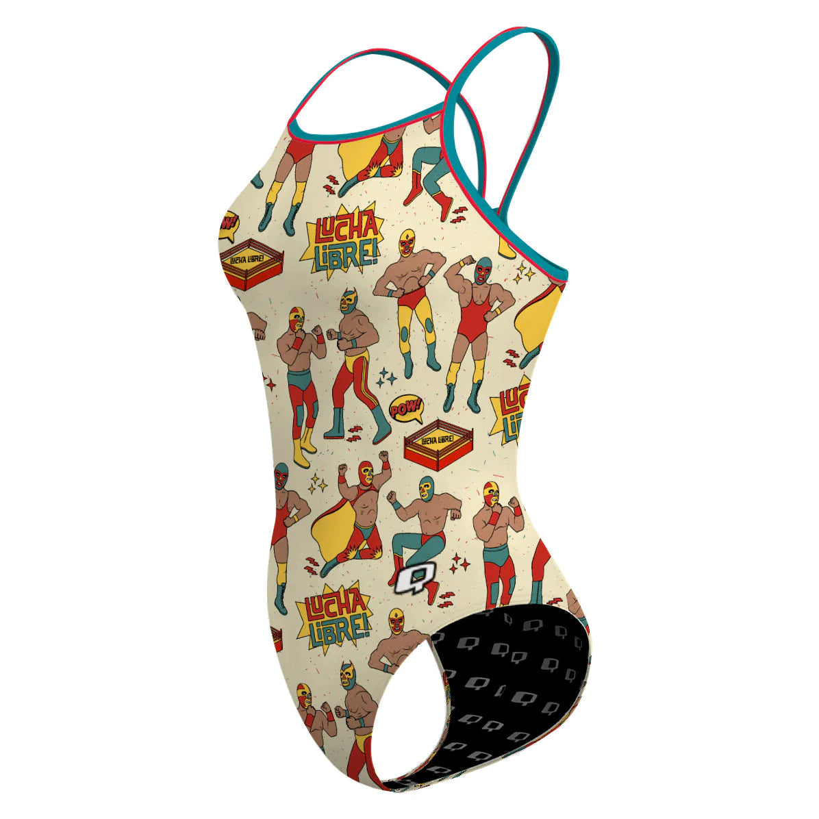 Lucha Libre - Skinny Strap Swimsuit