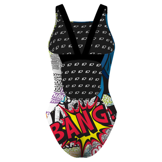 Comic Book - Classic Strap Swimsuit