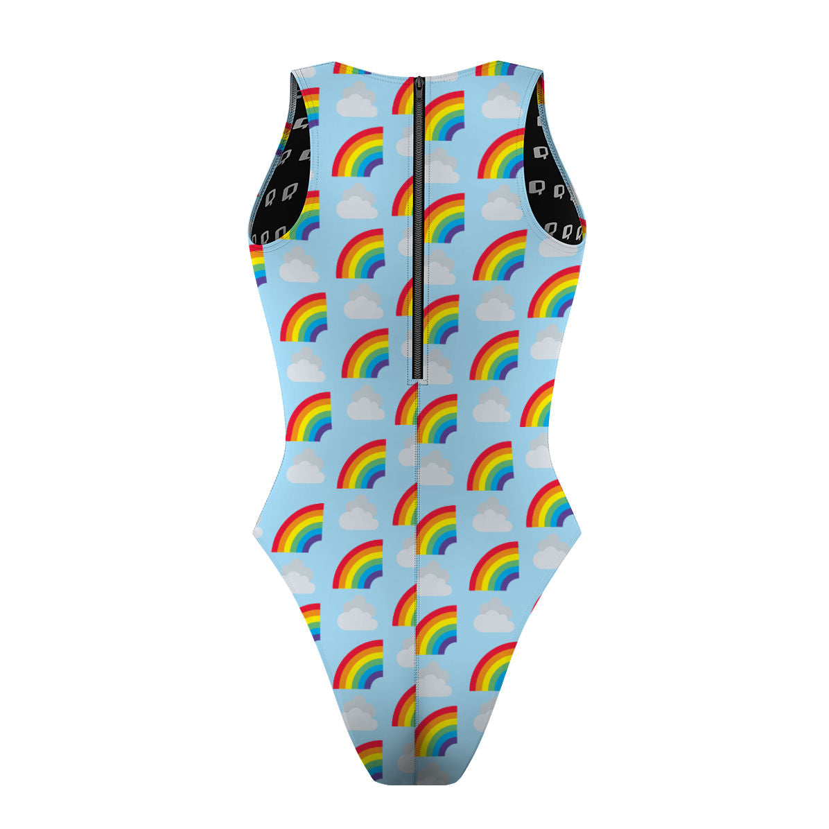 Head In The Clouds - Women Waterpolo Swimsuit Cheeky Cut