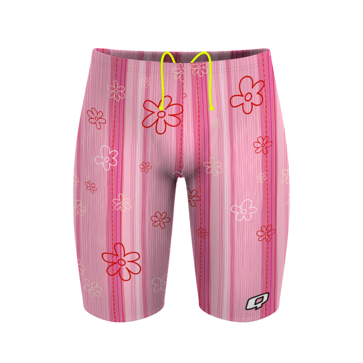 Pink Stripes - Jammer Swimsuit