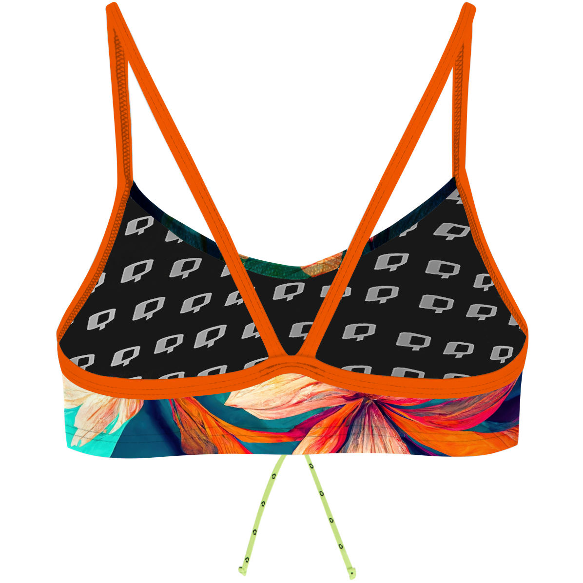 Wild Flowers - Bandeau Bikini Top