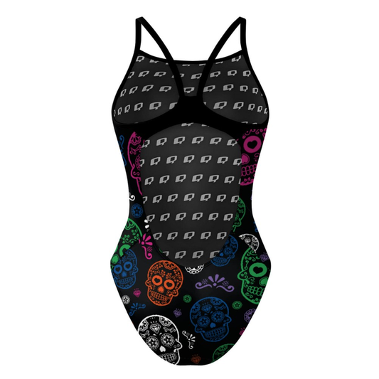 Las Skulls Skinny Strap