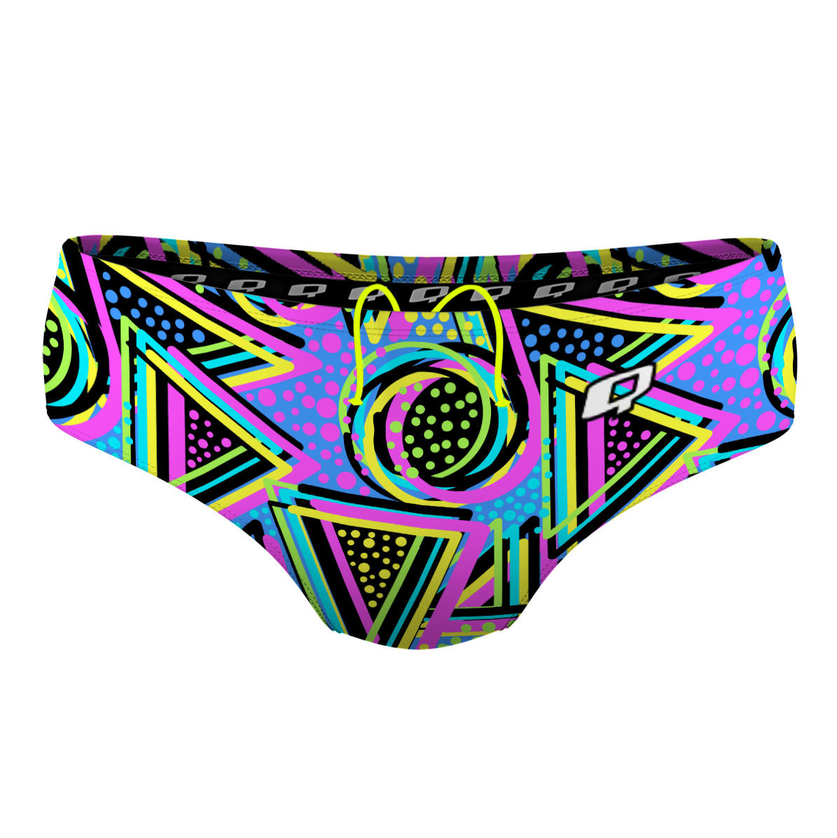 Purple 80s - Classic Brief Swimsuit