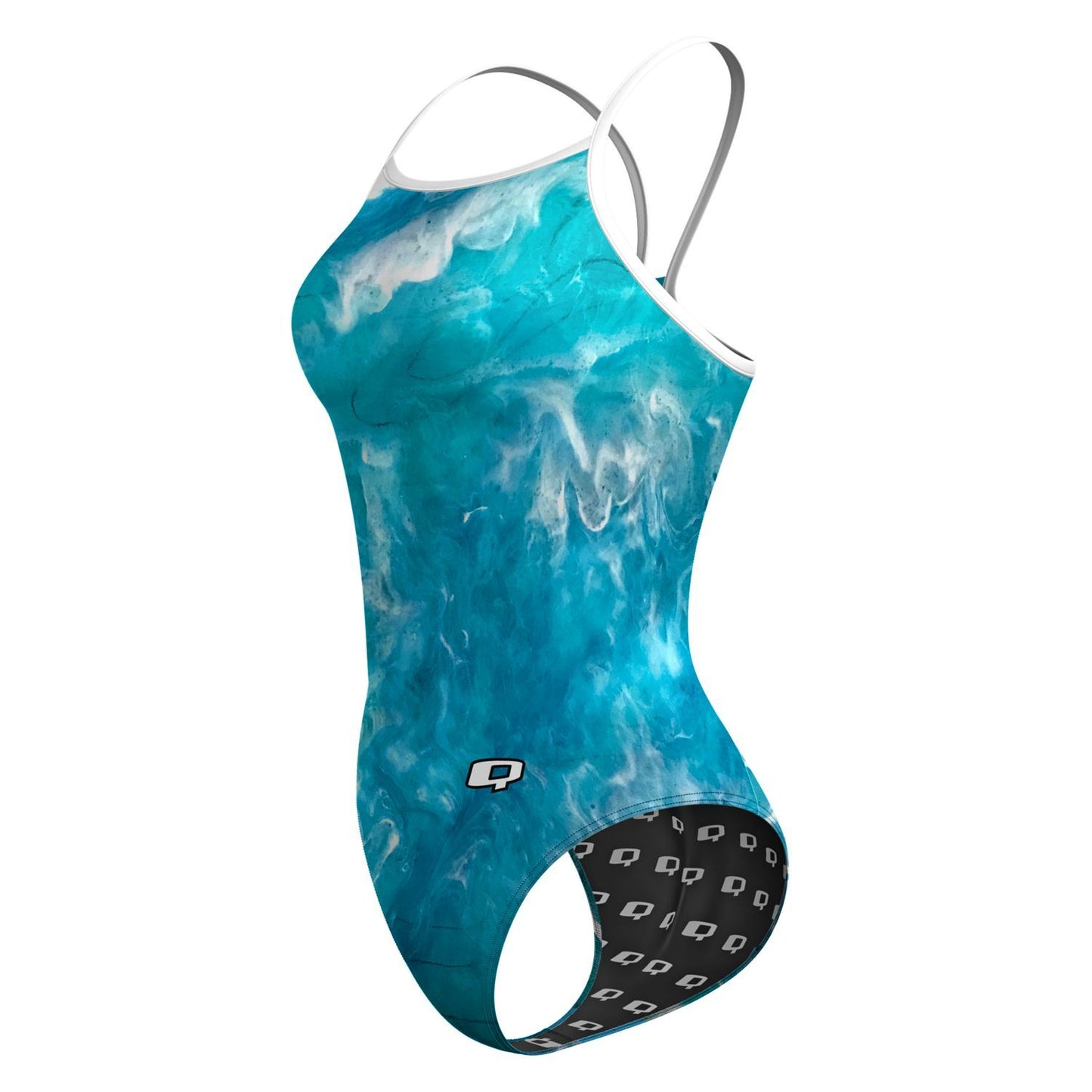 Ocean Topo Skinny Strap