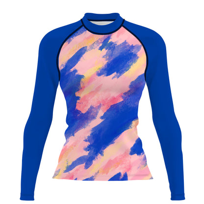 Ink drags - Surf Rash Guard UPF50+ de Manga Larga para Mujer