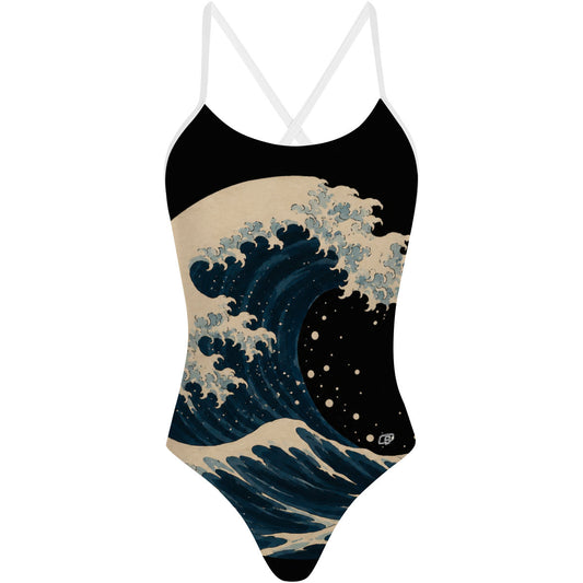 La ola - Traje de Baño Tieback de Una pieza