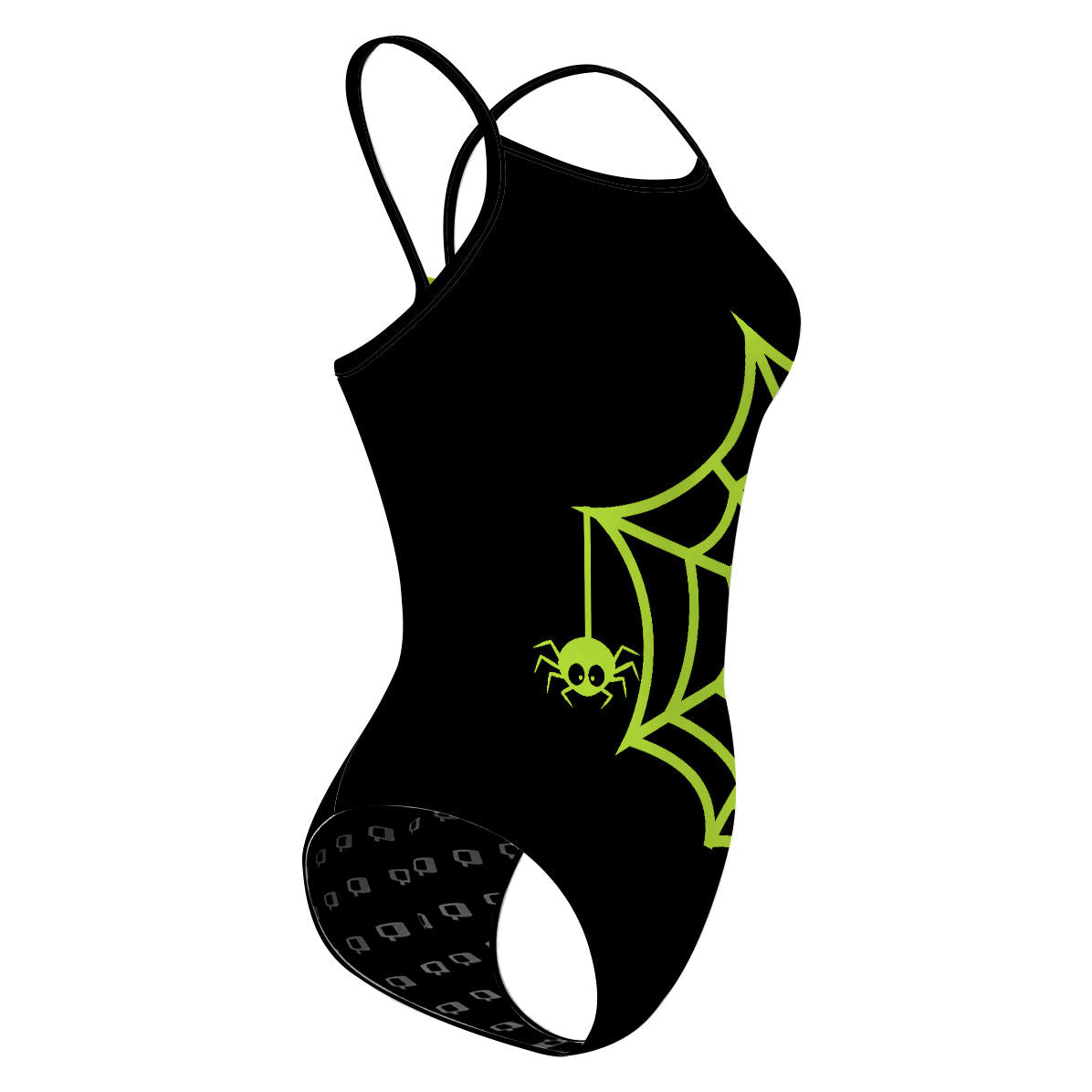 Neon Web - Skinny Strap Swimsuit