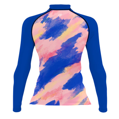 Ink drags - Surf Rash Guard UPF50+ de Manga Larga para Mujer