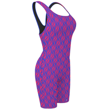 Diamond Grid - Traje de Baño Jammer Classic Strap a la rodilla