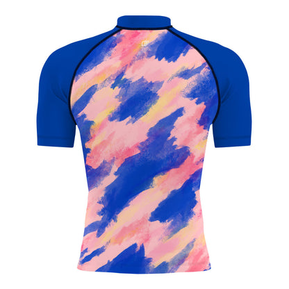 Ink drags - Surf Rash Guard UPF50+ de Manga Corta para Hombre