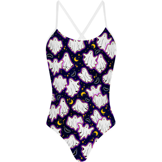 Boo-Tiful Night - Tieback One Piece Swimsuit