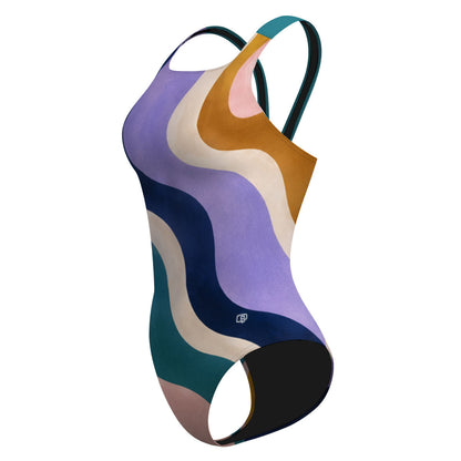 Retro Wave - Traje de Baño Classic Strap