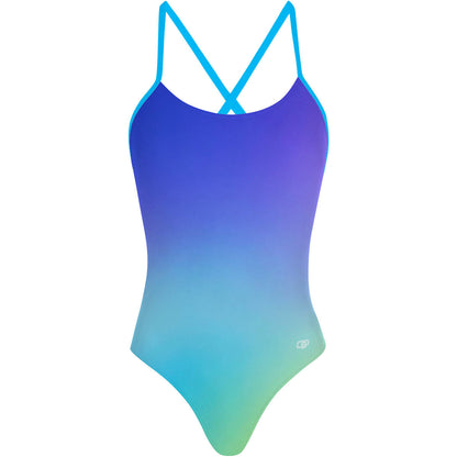 Fade Lagoon - Traje de Baño Tieback de Una pieza