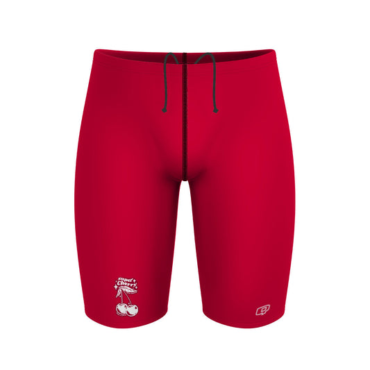Cherry Cute - Solid Jammer Swimsuit