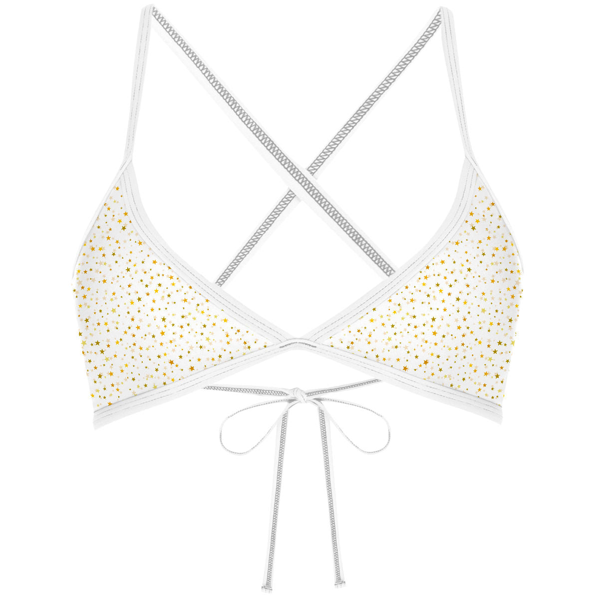Stellar Confetti Glitter - Tieback Bikini Top