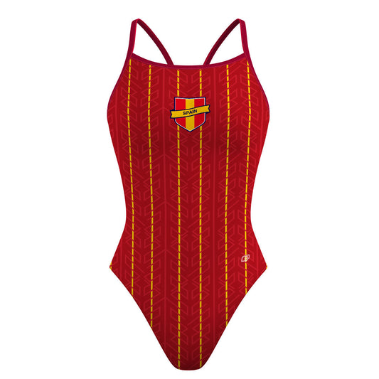 Spain - Skinny Strap Swimsuit