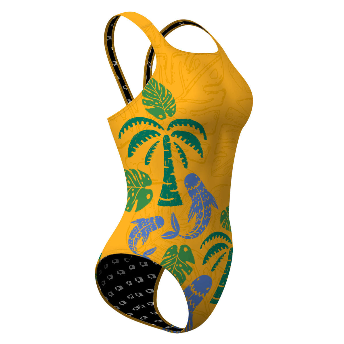 Seaside jungle - Classic Strap Swimsuit