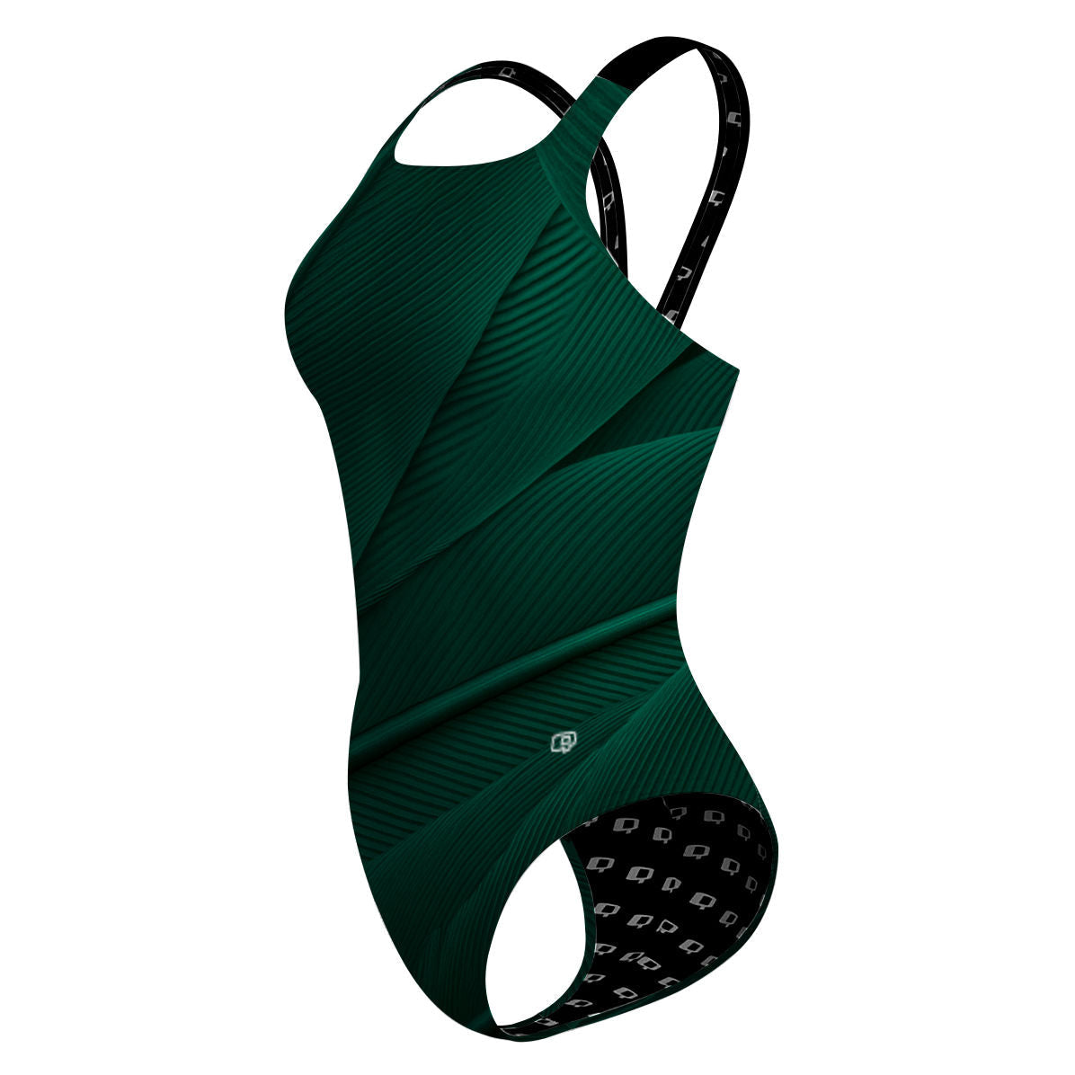Green Feathers - Classic Strap Swimsuit