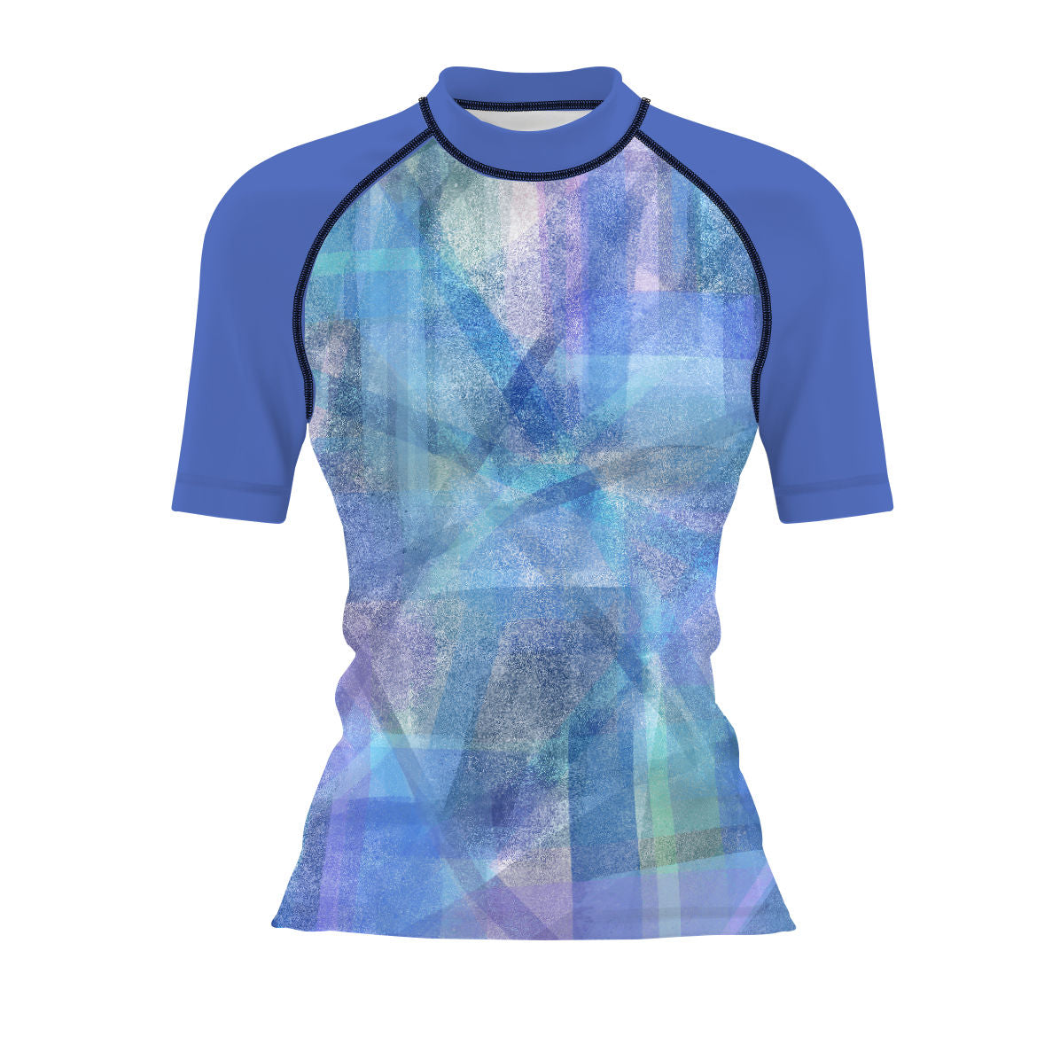 Abstract Particles - Surf Rash Guard UPF50+ de Manga Corta para Mujer