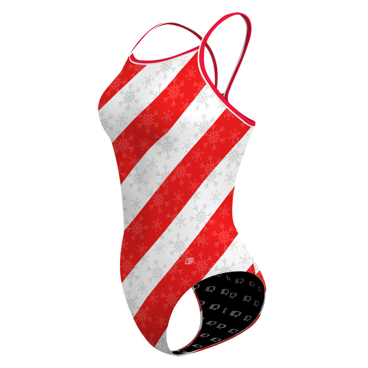 Candy Canes - Skinny Strap Swimsuit