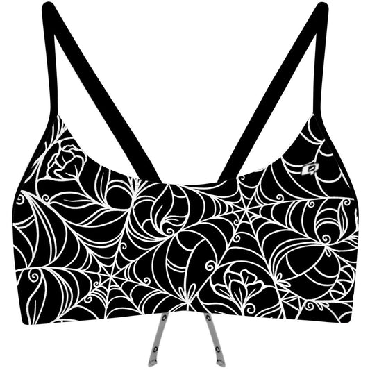 Spiderweb Temptation - Bandeau Bikini Top