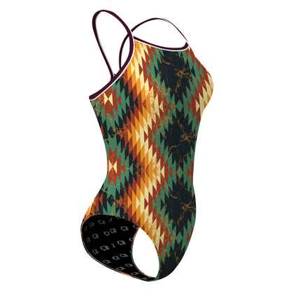 Tribal Fall - Skinny Strap Swimsuit