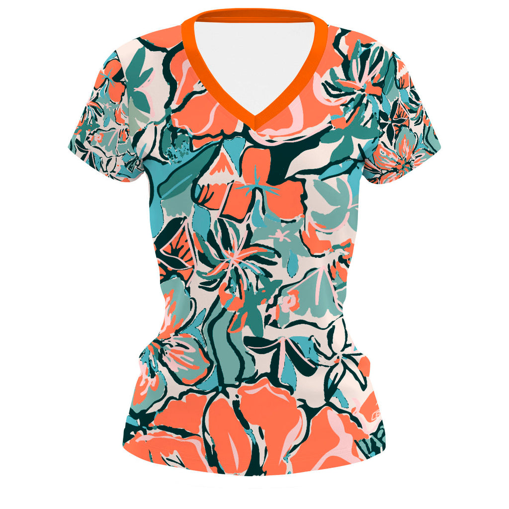 Pink flora - Women's Performance Shirt