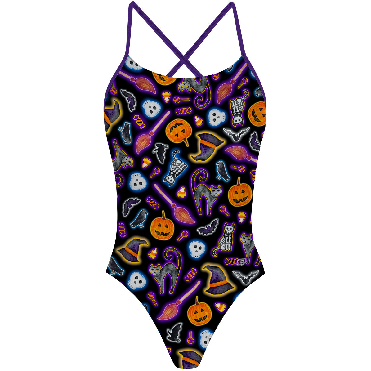 Halloween Trick or Treat - "X" Back Swimsuit