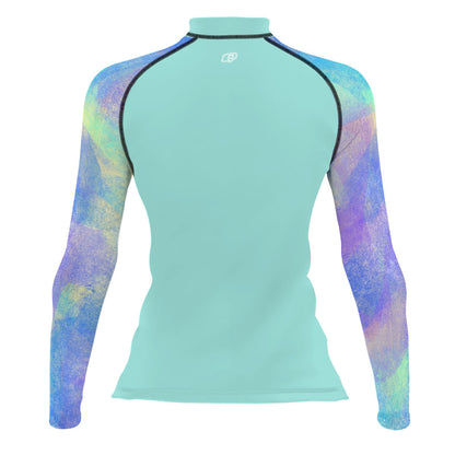 Abstract Marks - Surf Rash Guard UPF50+ de Manga Larga para Mujer