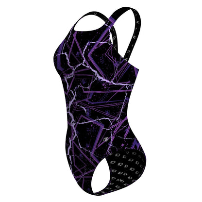 Linepurple - Classic Strap Swimsuit
