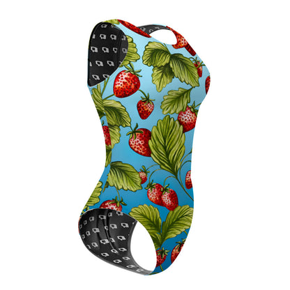 Strawberry Water - Traje de baño Waterpolo corte Clásico