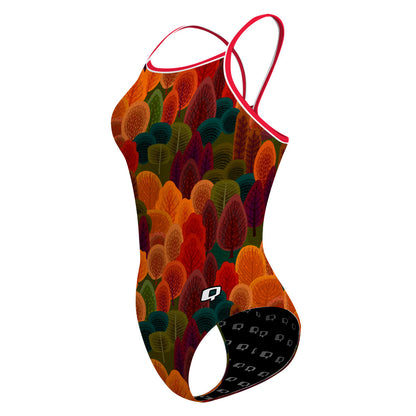 Colorful Trees - Skinny Strap Swimsuit