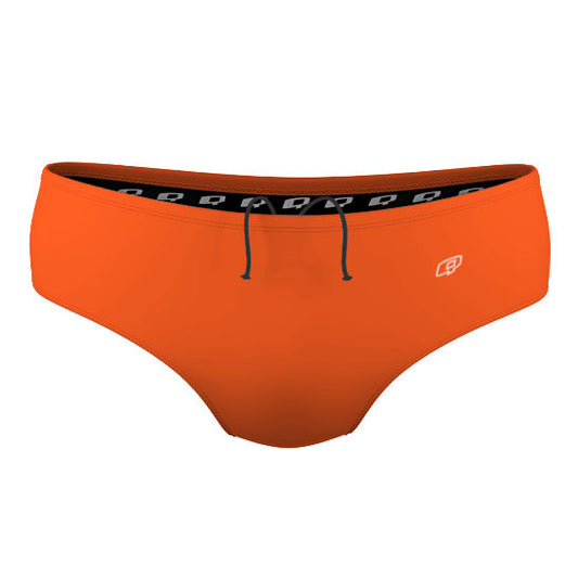 Orange - Solid Classic Brief Swimsuit