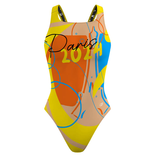 Paris Pop 24 - Classic Strap Swimsuit