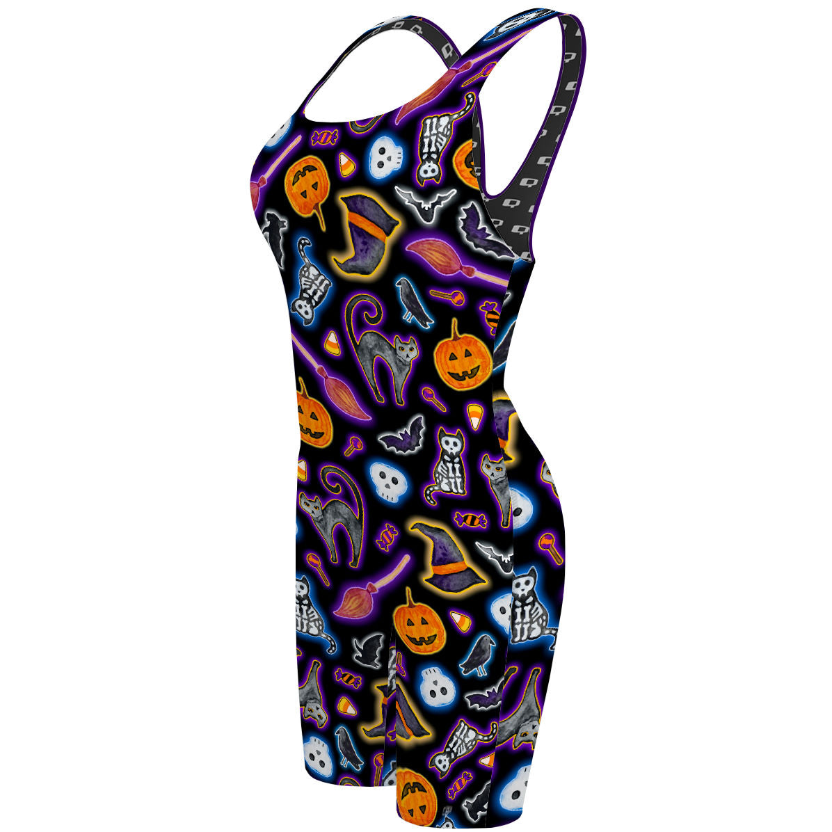 Halloween Trick or Treat - Classic Strap Long Knee Women Jammer