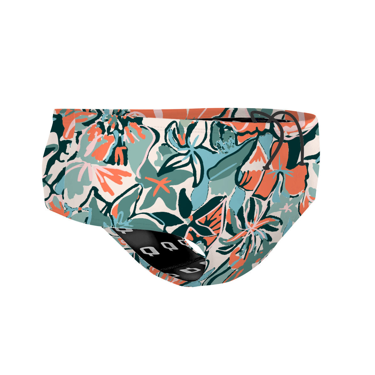 Pink Flora - Classic Brief Swimsuit