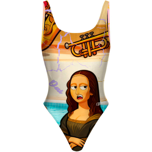 Dai - High Hip One Piece Swimsuit