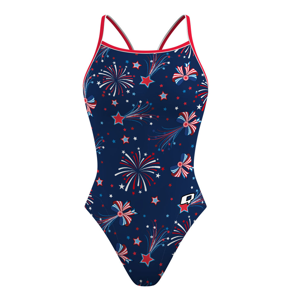 Fireworks - Skinny Strap Swimsuit
