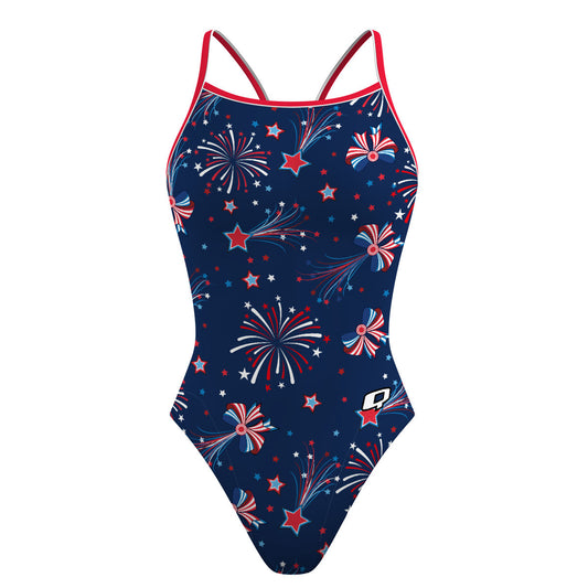 Fireworks - Skinny Strap Swimsuit
