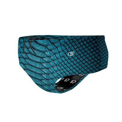 Connect Blue Snake - Classic Brief Swimsuit