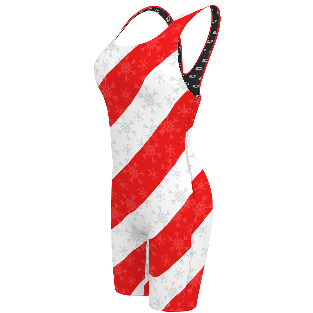 Candy Canes - Classic Strap Long Knee Women Jammer