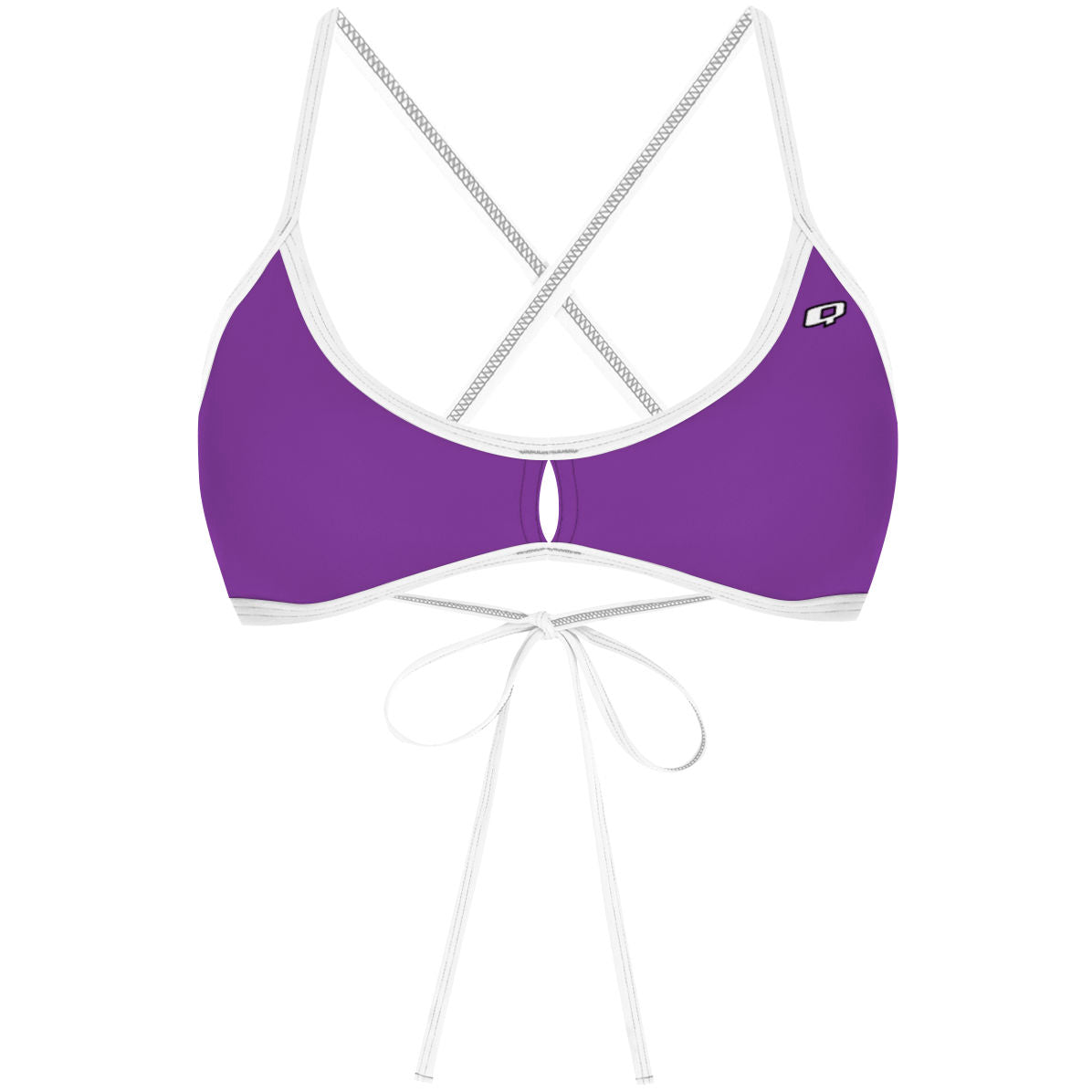 top morado - Demi Tieback Bikini Top