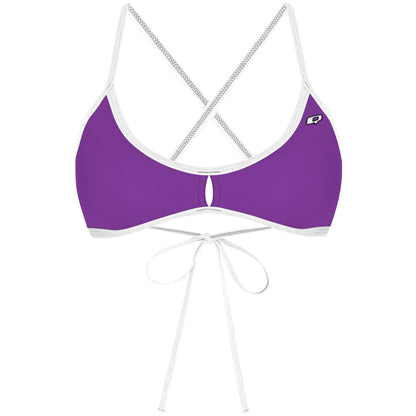 top morado - Demi Tieback Bikini Top