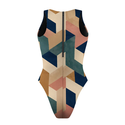 Blocks - Traje de Baño Waterpolo corte Cheeky