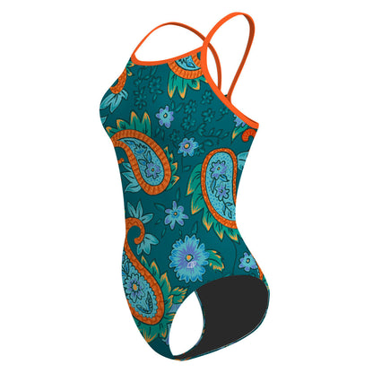 Kashmiri Paisleys - Traje de baño Skinny strap