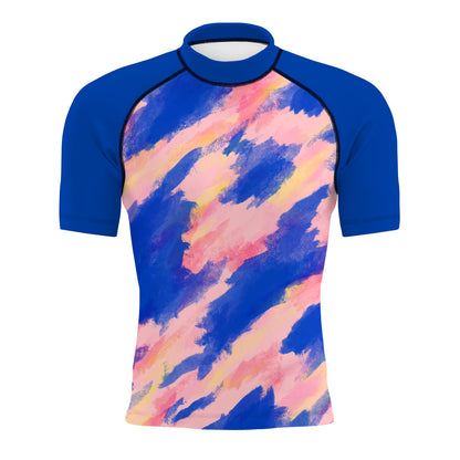 Ink drags - Surf Rash Guard UPF50+ de Manga Corta para Hombre